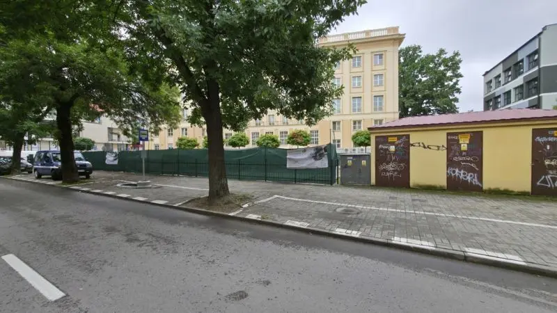 Fot. Materiały prasowe. Na zdjęciu tymczasowy przystanek przy ul. Św. Mikołaja