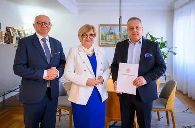 Fot. Jerzy Zygadło / Urząd Wojewódzki w Rzeszowie. Wojciech Domka na zdjęciu po prawej stronie