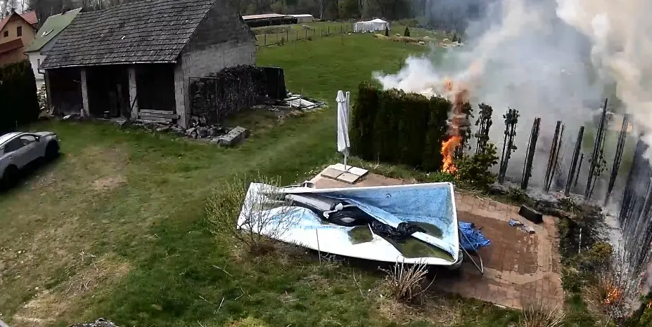 Fot. Materiały pokrzywdzonego właściciela posesji